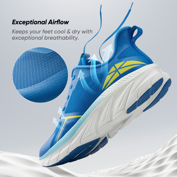 [Allswifit 1.0] Men's Comfortable Lifestyle Sneakers - ROYAL BLUE/WHITE - 3